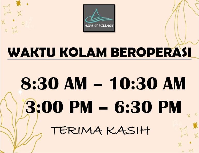 Asfa D Village - Resort - Homestay - Family Room Kemasik 外观 照片