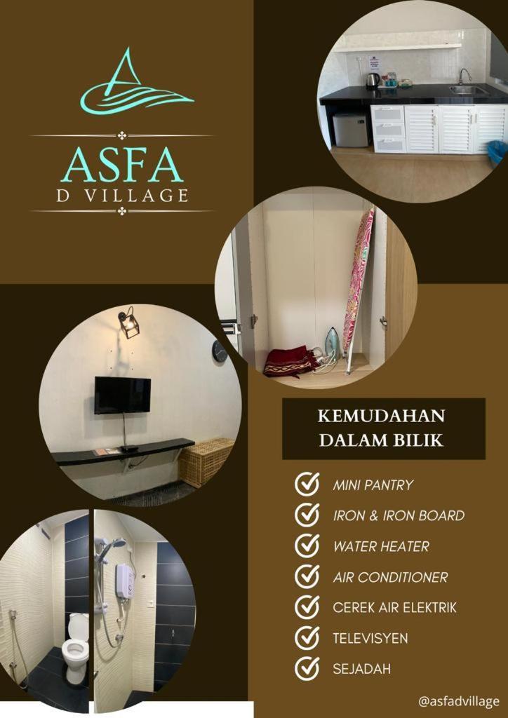 Asfa D Village - Resort - Homestay - Family Room Kemasik 外观 照片